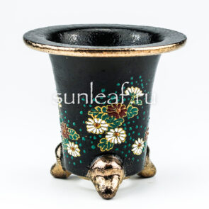 Горшок Фукиран Фуран "Хризантемы" высокий