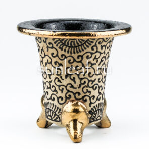 Горшок Фукиран Фуран "Арабески черные" высокий